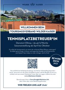 Wir suchen einen neuen TennisplatzbetreuerIn